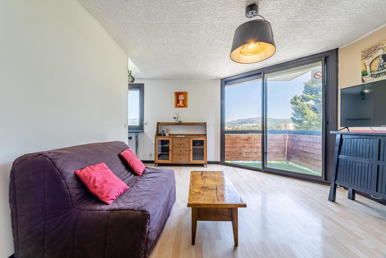 Park & Suites -Wifi-Netflix-Vue Marseille Exteriör bild