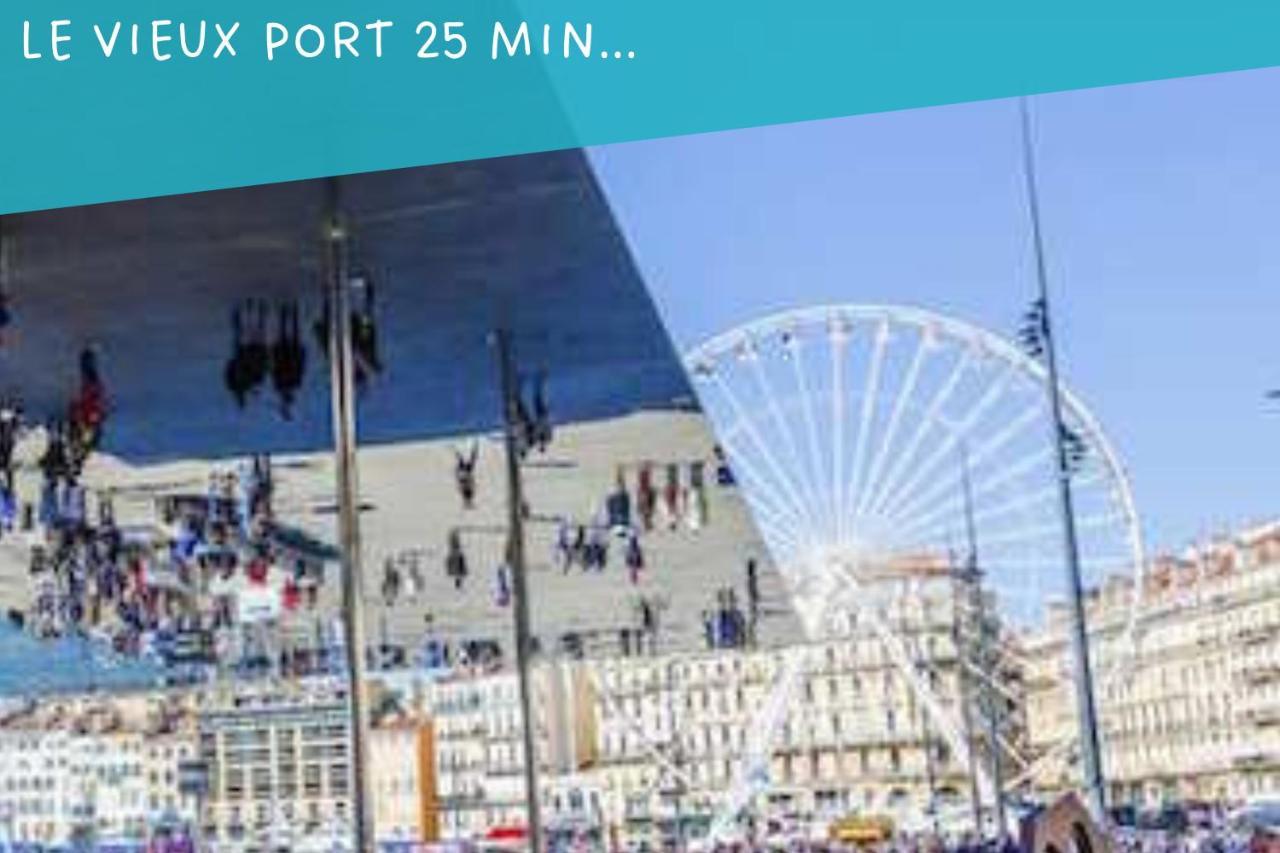 Park & Suites -Wifi-Netflix-Vue Marseille Exteriör bild